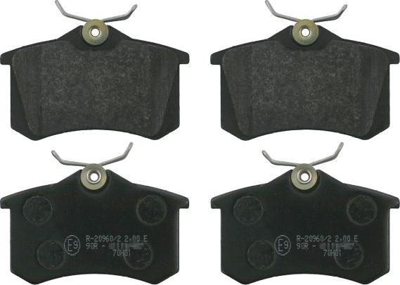 FEBI Bilstein 16146 - Гальмівні колодки, дискові гальма autocars.com.ua