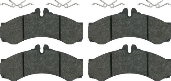 FEBI Bilstein 16164 - Гальмівні колодки, дискові гальма autocars.com.ua