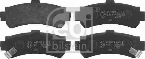 Febi Bilstein 16273 - Тормозные колодки, дисковые, комплект autodnr.net