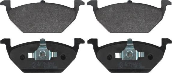 FEBI Bilstein 16328 - Гальмівні колодки, дискові гальма autocars.com.ua