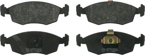 FEBI Bilstein 16371 - Гальмівні колодки, дискові гальма autocars.com.ua