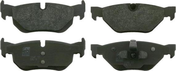 FEBI Bilstein 16533 - Гальмівні колодки, дискові гальма autocars.com.ua