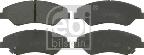 Febi Bilstein 16557 - Гальмівні колодки, дискові гальма autocars.com.ua