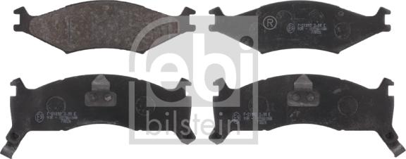 Febi Bilstein 16558 - Тормозные колодки, дисковые, комплект autodnr.net