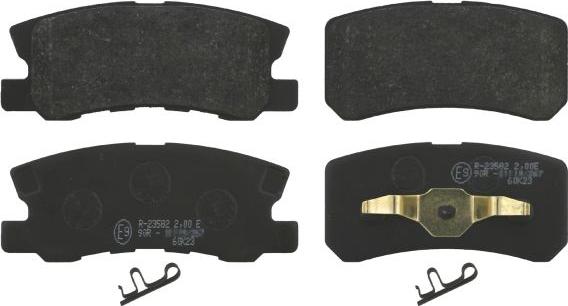 FEBI Bilstein 16583 - Гальмівні колодки, дискові гальма autocars.com.ua