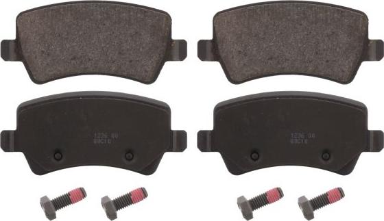 FEBI Bilstein 16625 - Гальмівні колодки, дискові гальма autocars.com.ua