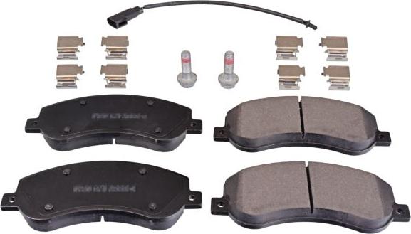 FEBI Bilstein 16637 - Гальмівні колодки, дискові гальма autocars.com.ua