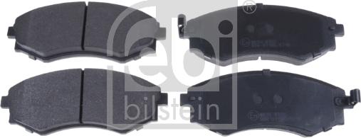 Febi Bilstein 16681 - Гальмівні колодки, дискові гальма autocars.com.ua