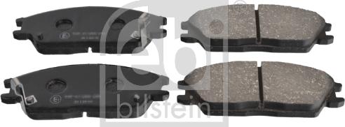 Febi Bilstein 16683 - Тормозные колодки, дисковые, комплект autodnr.net