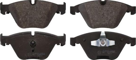 FEBI Bilstein 16728 - Гальмівні колодки, дискові гальма autocars.com.ua