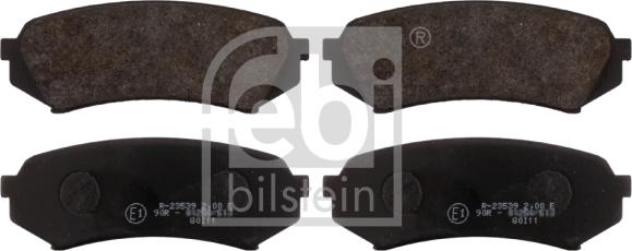 Febi Bilstein 16731 - Тормозные колодки, дисковые, комплект avtokuzovplus.com.ua
