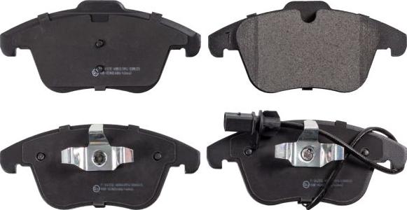 FEBI Bilstein 16768 - Гальмівні колодки, дискові гальма autocars.com.ua