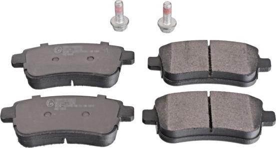 FEBI Bilstein 16784 - Гальмівні колодки, дискові гальма autocars.com.ua