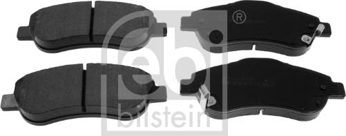 Febi Bilstein 16806 - Тормозные колодки, дисковые, комплект autodnr.net