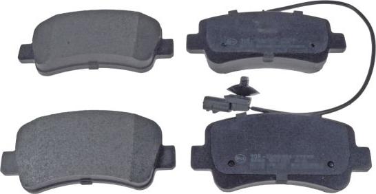 FEBI Bilstein 16843 - Гальмівні колодки, дискові гальма autocars.com.ua