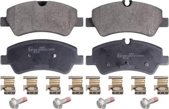 FEBI Bilstein 16963 - Гальмівні колодки, дискові гальма autocars.com.ua