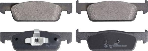 FEBI Bilstein 16965 - Гальмівні колодки, дискові гальма autocars.com.ua