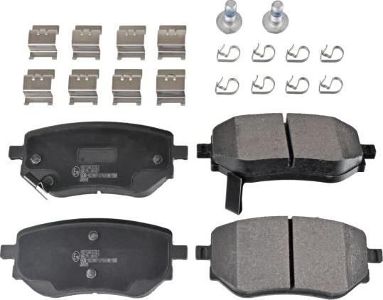 FEBI Bilstein 16981 - Гальмівні колодки, дискові гальма autocars.com.ua