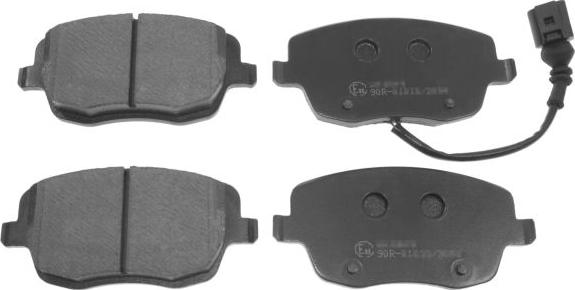 FEBI Bilstein 16998 - Гальмівні колодки, дискові гальма autocars.com.ua