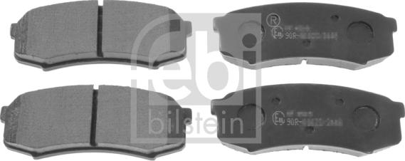 Febi Bilstein 170626 - Тормозные колодки, дисковые, комплект autodnr.net