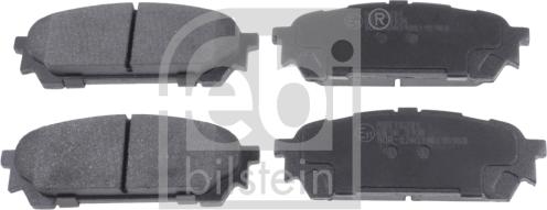 Febi Bilstein 170666 - Тормозные колодки, дисковые, комплект autodnr.net