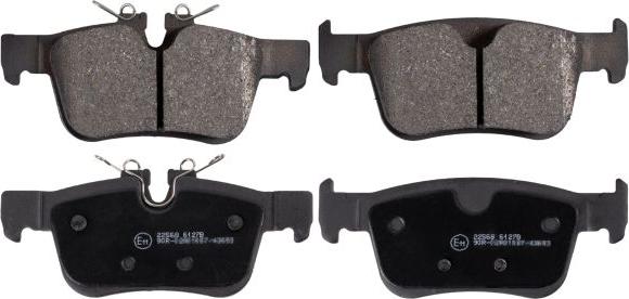 FEBI Bilstein 171409 - Гальмівні колодки, дискові гальма autocars.com.ua