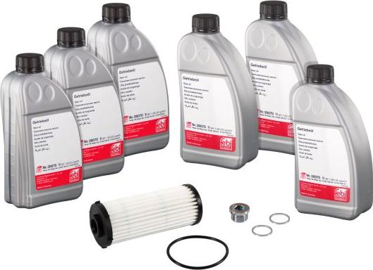 FEBI Bilstein 171772 - Комплект деталей, зміна масла - автоматіческ.коробка передач autocars.com.ua