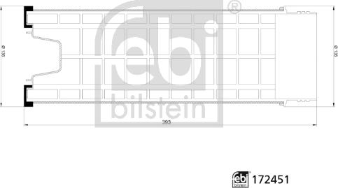 Febi Bilstein 172451 - Воздушный фильтр autodnr.net