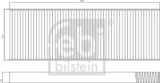 Febi Bilstein 173019 - Фильтр воздуха в салоне avtokuzovplus.com.ua