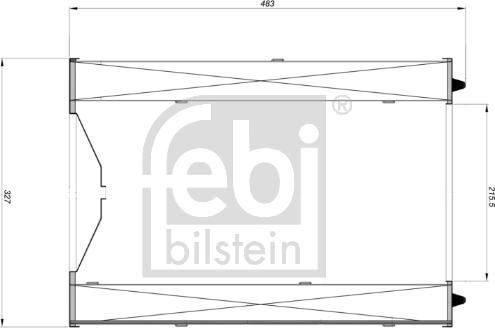 Febi Bilstein 173197 - Повітряний фільтр autocars.com.ua