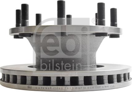 Febi Bilstein 17369 - Тормозной диск avtokuzovplus.com.ua