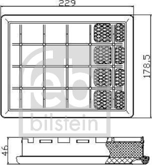 Febi Bilstein 174013 - Фільтр, система вентиляції картера autocars.com.ua