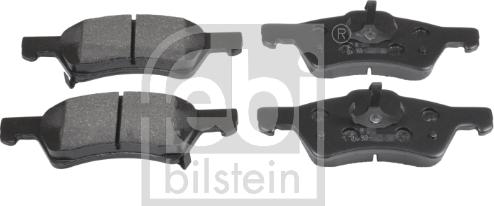 Febi Bilstein 175204 - Тормозные колодки, дисковые, комплект autodnr.net