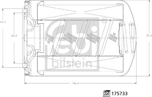 Febi Bilstein 175733 - Фильтр охлаждающей жидкости avtokuzovplus.com.ua