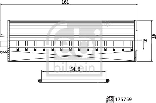 Febi Bilstein 175759 - Масляний фільтр autocars.com.ua