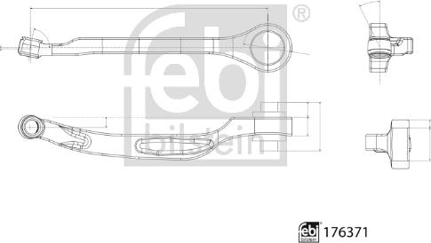 Febi Bilstein 176371 - Важіль незалежної підвіски колеса autocars.com.ua