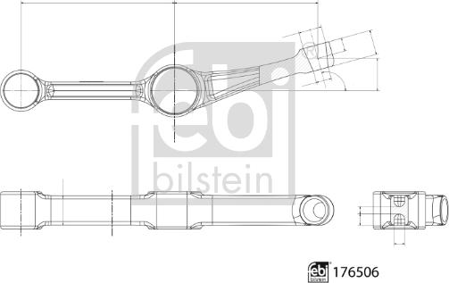 Febi Bilstein 176506 - Рычаг подвески колеса autodnr.net