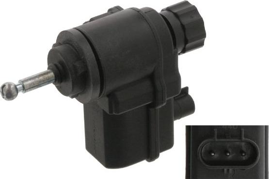 FEBI Bilstein 17686 - Регулювальний елемент, регулювання кута нахилу фар autocars.com.ua