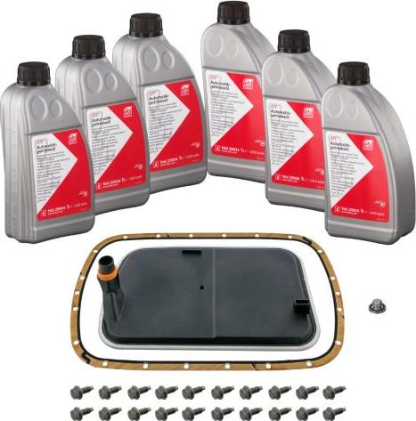 FEBI Bilstein 176873 - Комплект деталей, зміна масла - автоматіческ.коробка передач autocars.com.ua