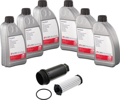 FEBI Bilstein 176877 - Комплект деталей, зміна масла - автоматіческ.коробка передач autocars.com.ua