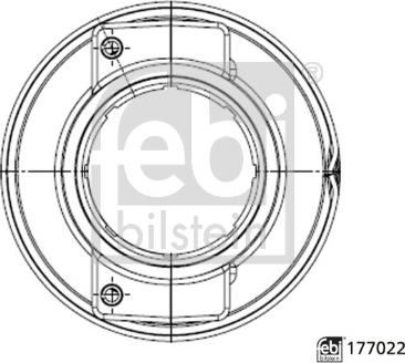 Febi Bilstein 177022 - Выжимной подшипник сцепления avtokuzovplus.com.ua