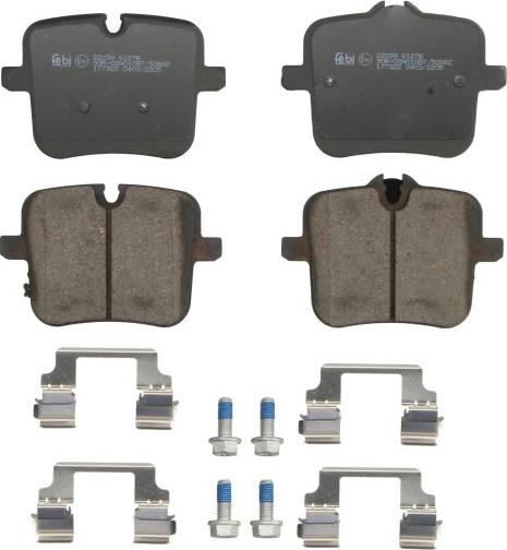 FEBI Bilstein 177322 - Гальмівні колодки, дискові гальма autocars.com.ua