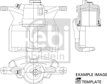 Febi Bilstein 178168 - Гальмівний супорт autocars.com.ua