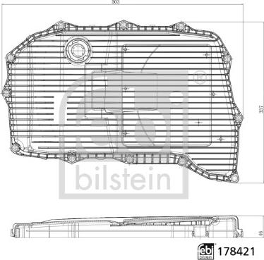 Febi Bilstein 178421 - Гідрофільтри, автоматична коробка передач autocars.com.ua