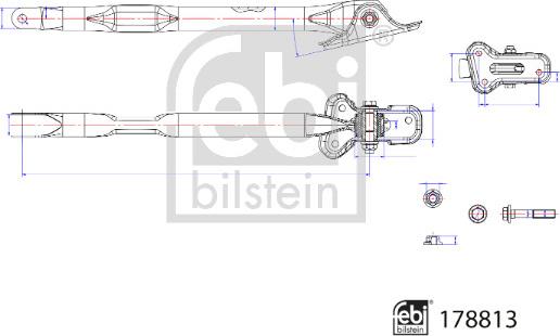 Febi Bilstein 178813 - Важіль незалежної підвіски колеса autocars.com.ua