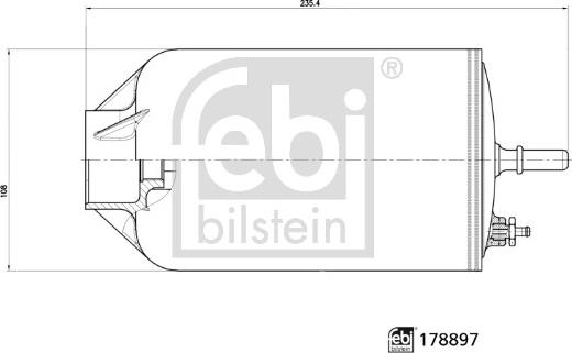 FEBI Bilstein 178897 - Паливний фільтр autocars.com.ua