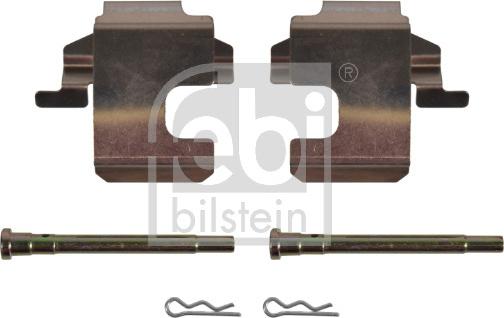 FEBI Bilstein 181473 - Комплектуючі, колодки дискового гальма autocars.com.ua