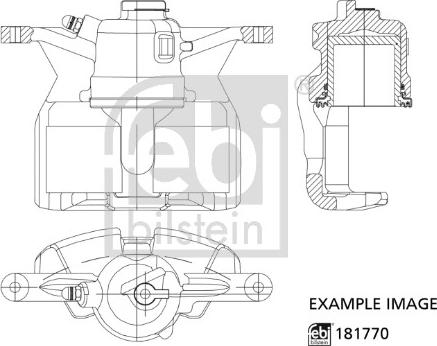 Febi Bilstein 181770 - Тормозной суппорт avtokuzovplus.com.ua