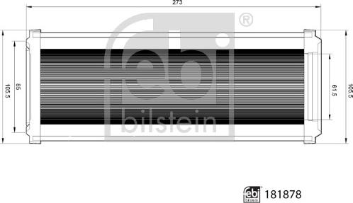 Febi Bilstein 181878 - Воздушный фильтр autodnr.net