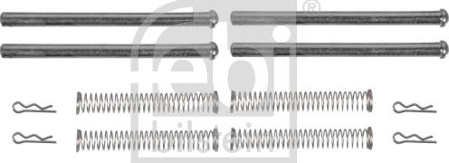 Febi Bilstein 181899 - Комплектуючі, колодки дискового гальма autocars.com.ua